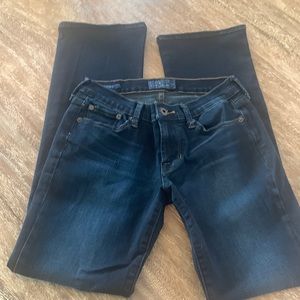 Lucky brand sweet boot- dark wash -2/26R